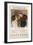 Listerine for the Control of Dandruff-null-Framed Art Print