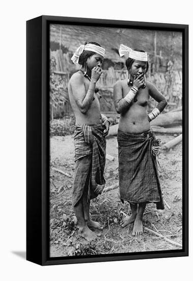 Lisum Women of Central Borneo, 1922-Charles Hose-Framed Stretched Canvas