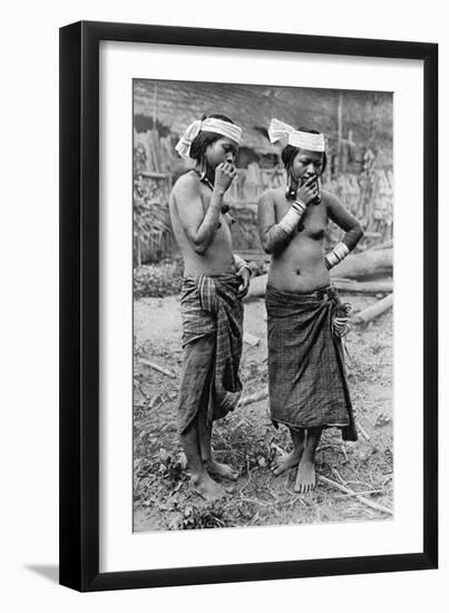 Lisum Women of Central Borneo, 1922-Charles Hose-Framed Giclee Print