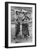 Lisum Women of Central Borneo, 1922-Charles Hose-Framed Premium Giclee Print