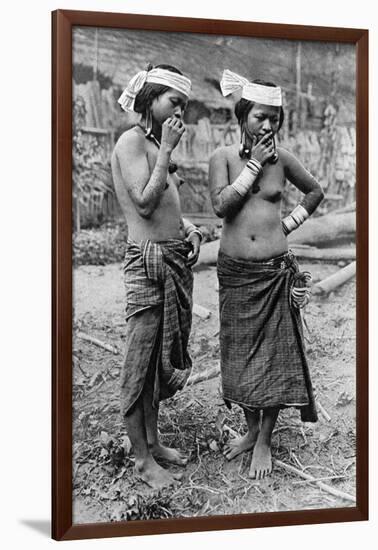 Lisum Women of Central Borneo, 1922-Charles Hose-Framed Giclee Print