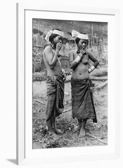 Lisum Women of Central Borneo, 1922-Charles Hose-Framed Giclee Print