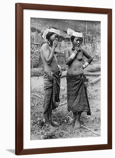 Lisum Women of Central Borneo, 1922-Charles Hose-Framed Giclee Print