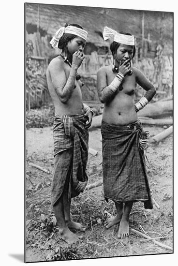 Lisum Women of Central Borneo, 1922-Charles Hose-Mounted Giclee Print