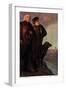 Liszt and Wagner walking-Adolf Karpellus-Framed Giclee Print