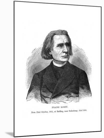 Liszt Engraving-null-Mounted Giclee Print