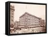 Lit Brothers, Market Street at 8th, Northeast Corner, 1898-null-Framed Stretched Canvas