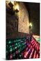 Lit Candles Within a Small Grotto, Benedictine Monastery, Barcelona, Spain-Paul Dymond-Mounted Photographic Print