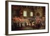 Lit De Justice - Réunion Du Parlement De Paris Le 22 Février 1723-Nicolas Lancret-Framed Giclee Print