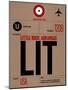 LIT Little Rock Luggage Tag I-NaxArt-Mounted Art Print