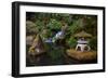 Lit Pagoda, Portland Japanese Garden, Portland, Oregon, USA, Pr-Michel Hersen-Framed Photographic Print