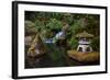 Lit Pagoda, Portland Japanese Garden, Portland, Oregon, USA, Pr-Michel Hersen-Framed Photographic Print