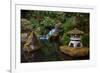 Lit Pagoda, Portland Japanese Garden, Portland, Oregon, USA, Pr-Michel Hersen-Framed Photographic Print