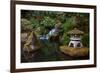 Lit Pagoda, Portland Japanese Garden, Portland, Oregon, USA, Pr-Michel Hersen-Framed Photographic Print