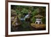 Lit Pagoda, Portland Japanese Garden, Portland, Oregon, USA, Pr-Michel Hersen-Framed Photographic Print