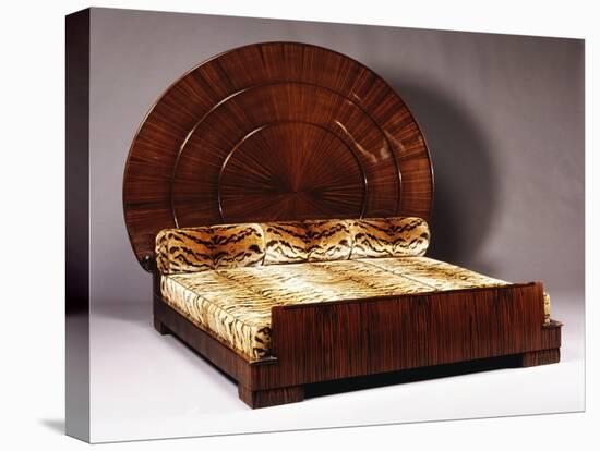 Lit Soleil Bed in Macassar Ebony, 1923-Emile Jacques Ruhlmann-Stretched Canvas