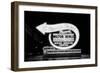 Lit Up Sign of El Rancho Vegas Advertising Milton Berle and Supporting Acts, Las Vegas, 1958-Allan Grant-Framed Photographic Print