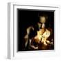 Lit-Gideon Ansell-Framed Premium Photographic Print