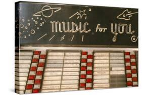 Litchfield, Illinois, USA. Route 66 Vintage Juke Box-Julien McRoberts-Stretched Canvas