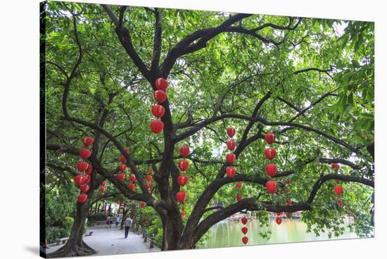 Litchi Bay Walkway and Park, Guangzhou, China-Stuart Westmorland-Stretched Canvas