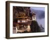 Literally Meaning Tiger's Nest, Taktsang, Built around Cave in Which Guru Padmasambava Meditated-Paul Harris-Framed Photographic Print