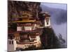 Literally Meaning Tiger's Nest, Taktsang, Built around Cave in Which Guru Padmasambava Meditated-Paul Harris-Mounted Photographic Print