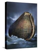 Literary Ark, Conceptual Artwork-SMETEK-Stretched Canvas