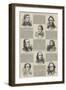 Literary Celebrities of Boston, US-null-Framed Giclee Print