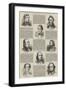 Literary Celebrities of Boston, US-null-Framed Giclee Print