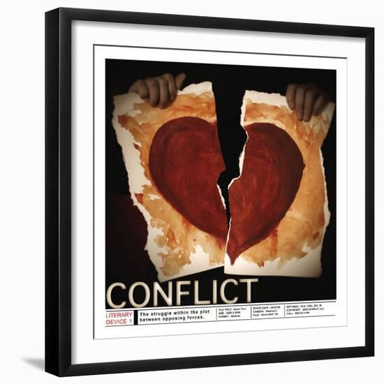 Literary Devices: Conflict-Jeanne Stevenson-Framed Art Print