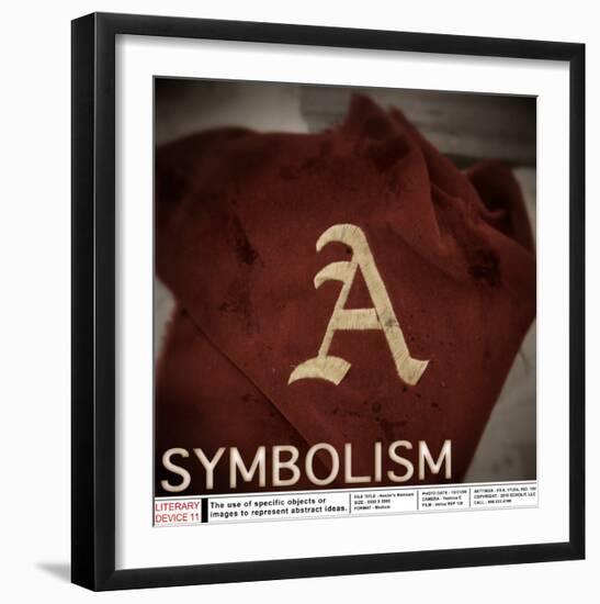 Literary Devices: Symbolism-Jeanne Stevenson-Framed Art Print