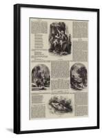 Literary Illustrations-null-Framed Giclee Print