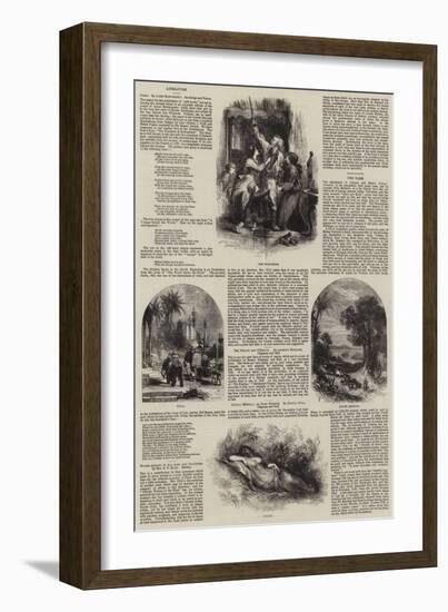 Literary Illustrations-null-Framed Giclee Print