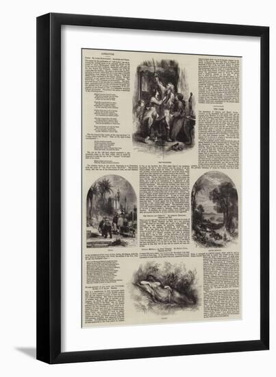 Literary Illustrations-null-Framed Giclee Print