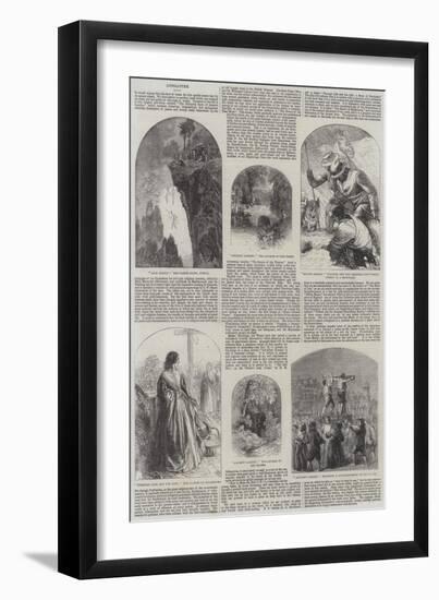 Literary Illustrations-null-Framed Giclee Print