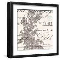 Literary Lace 1-Z Studio-Framed Art Print