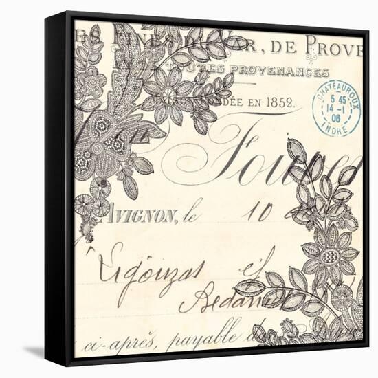 Literary Lace 4-Z Studio-Framed Stretched Canvas