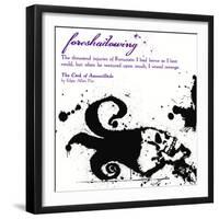 Literary Techniques: Foreshadowing-Jeanne Stevenson-Framed Art Print