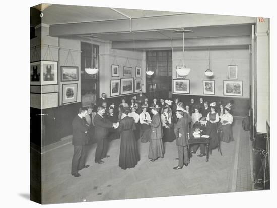 Literature Class, Blackheath Road Evening Institute, London, 1908-null-Stretched Canvas