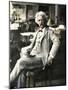 Literature: Samuel Clemens (Mark Twain, 1835-1910), American Writer in New York Visiting His Editor-null-Mounted Giclee Print