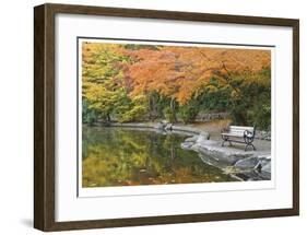 Lithia Park Pond-Donald Paulson-Framed Giclee Print