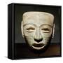 Lithic Mask from Teotihuacan-null-Framed Stretched Canvas
