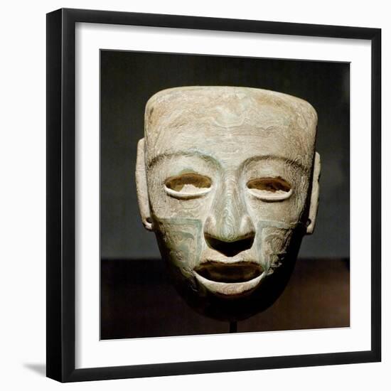 Lithic Mask from Teotihuacan-null-Framed Photographic Print