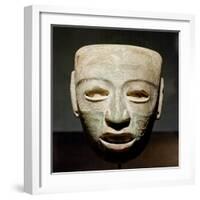 Lithic Mask from Teotihuacan-null-Framed Photographic Print