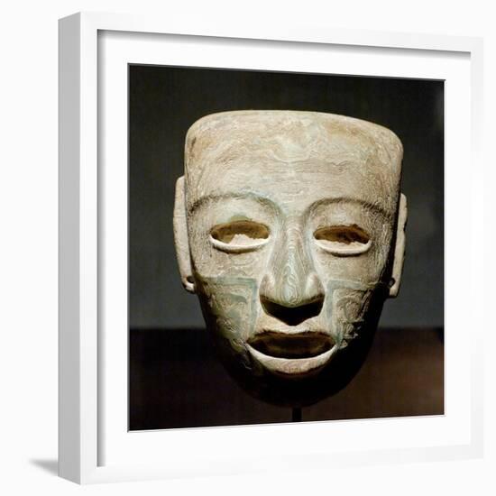 Lithic Mask from Teotihuacan-null-Framed Photographic Print