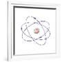 Lithium, Atomic Model-Friedrich Saurer-Framed Photographic Print