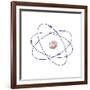 Lithium, Atomic Model-Friedrich Saurer-Framed Photographic Print