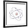 Lithium, Atomic Model-Friedrich Saurer-Framed Photographic Print