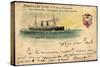 Litho American Line, Mail Steamer, S.S. St. Paul-null-Stretched Canvas