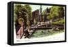 Litho Halle Saale, Partie Im Zoologischen Garten, Seehunde, Reiher-null-Framed Stretched Canvas